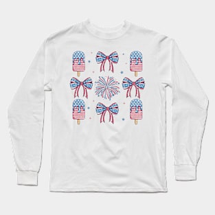 4th of July independency day memorial day Retro Funny Long Sleeve T-Shirt